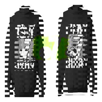 It's My 7Th Birthday Boy Soccer Football 7 Years Old Sweatshirt - Thegiftio