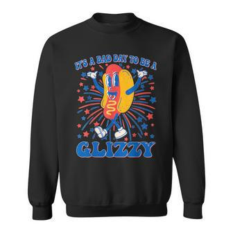 It’S A Bad Day To Be A Glizzy 4Th Of July Hotdog Sweatshirt - Seseable