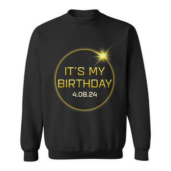 It's My Birthday Solar Eclipse Birthday April 08 2024 Sweatshirt | Mazezy