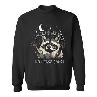 It's Called Trash Can Not Trash Cannot Retro Vintage Raccoon Sweatshirt - Seseable
