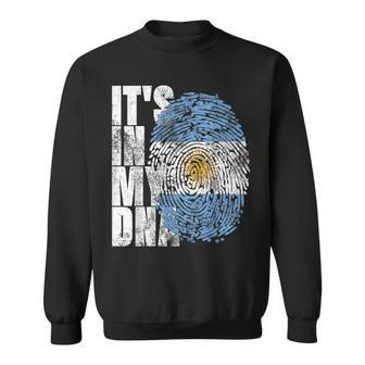 It's In My Dna Argentinian Cool Hispanic Argentina Flag Sweatshirt - Monsterry AU