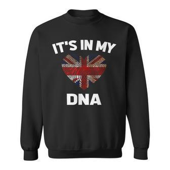 It's In My Dna British Flag Union Jack Britain Uk Sweatshirt - Monsterry