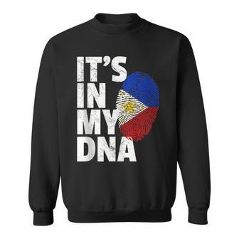 It's In My Dna Filipino Philippines Flag National Pride Sweatshirt - Monsterry DE