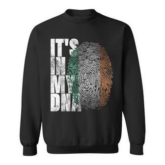 Its In My Dna Irish Retro Vintage Celtic Ireland Flag Sweatshirt - Monsterry CA