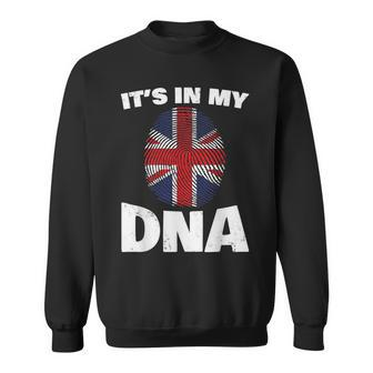 It's My Dna Uk Union Jack United Kingdom England Sweatshirt - Monsterry AU