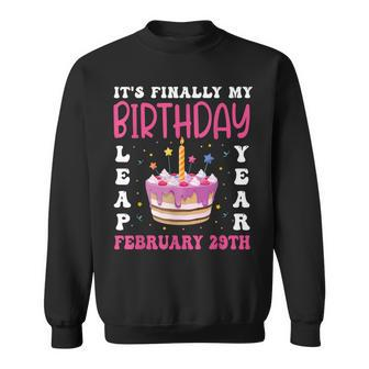 It's Finally My Birthday Leap Year 2024 Birthday Leap Day Sweatshirt - Seseable