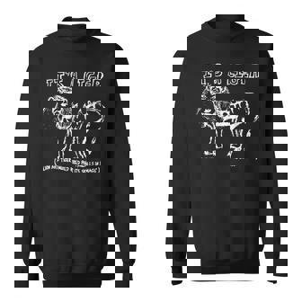 It's A Liger Lion And Tiger Mixed Bred For Its Skills Sweatshirt - Thegiftio UK