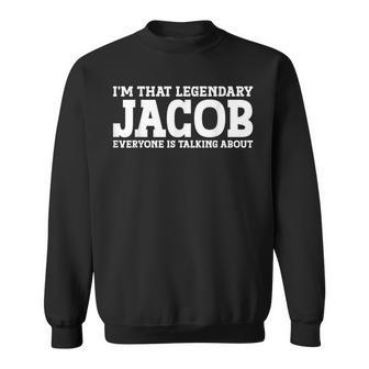 Jacob Surname Team Family Last Name Jacob Sweatshirt - Seseable