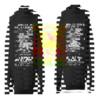 Who Jah Bless No Man Curse Reggae Lover Rasta Sweatshirt - Thegiftio