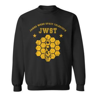 James Webb Space Telescope Jwst Distressed Space Explorer Sweatshirt - Thegiftio UK