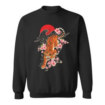 Japanese Tiger Zoologist Wild Animal Zoo Lover Safari Sweatshirt - Thegiftio UK