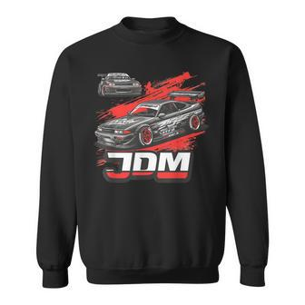 Jdm Drift Auto Cooles Retro Japan Tuning Sweatshirt - Seseable