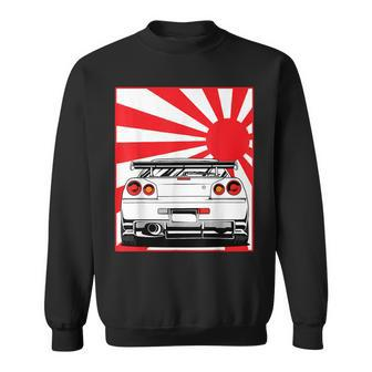Jdm Drifting Car Race Japanese Sun Street Racing Automotive Sweatshirt - Monsterry DE