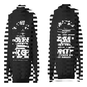 Je Ne Suis Pas Parfait Mais Je Suis Pilote Aviation Sweater e - Cadeauxyz