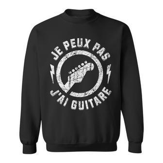 Je Peux Pas J'ai Guitare Cadeau Musicien Guitariste Sweater e - Cadeauxyz