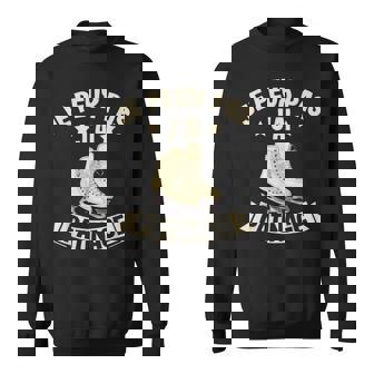 Je Peux Pas J'ai Patinage Artistique Humour Patin A Glace Sweater e - Cadeauxyz