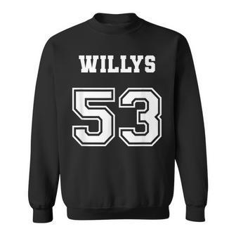 Jersey Style 53 1953 Willys 4X4 Vintage Mb Army Truck Car Sweatshirt - Monsterry DE