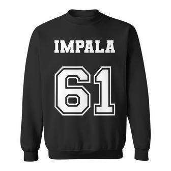 Jersey Style 61 1961 Impala Old School Lowrider Sweatshirt - Monsterry