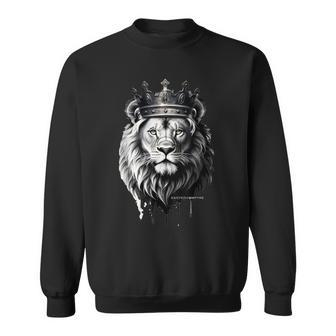 Jesus Christ Lion Of Judah Sweatshirt - Monsterry