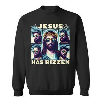 Jesus Is Rizzen Sweatshirt | Mazezy CA