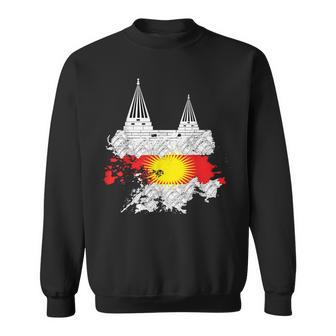 Jezidian Flag Yazidi Jesiden Melek Taus Lalish Ezidxan Sweatshirt - Seseable