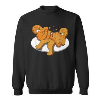 Jiu Jitsu Gingerbread In Armbar Skill Bjj Sweatshirt - Monsterry DE