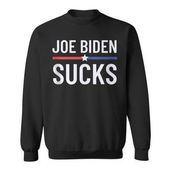 Joe Biden Sucks Anti Joe Biden Pro America Political Sweatshirt - Monsterry AU