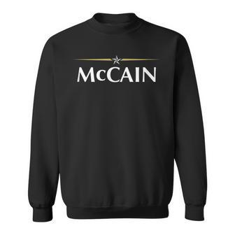 John Mccain Memorial Veteran Senator Hero Campaign Sweatshirt - Monsterry