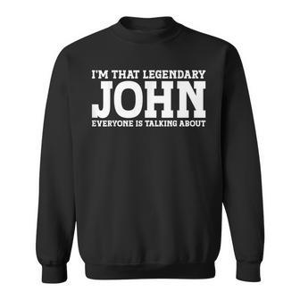 John Surname Team Family Last Name John Sweatshirt - Seseable
