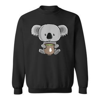 My Jokes Are Koala Tea Pun Koala Bear Tea Koalas Sweatshirt - Monsterry
