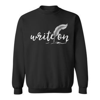 Journalism Write On Journalist Author Writer Sweatshirt - Monsterry AU