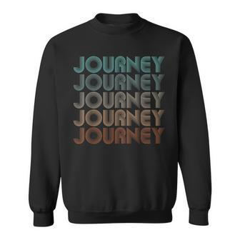 Journey Name Personalized Vintage Retro Birthday Women Sweatshirt - Monsterry AU
