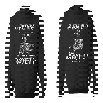 J'peux Pas J'ai Mobylette Humour Motard Fan De Moto Noël Sweater e - Cadeauxyz