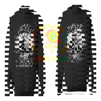 Junenth Breaking Every Chain Since 1865 African Women Sweatshirt - Seseable