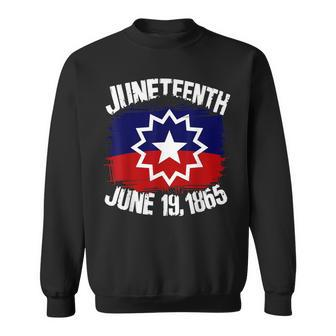 Junenth Flag June 19Th 1865 Junenth Black Freedom Day Sweatshirt - Monsterry DE