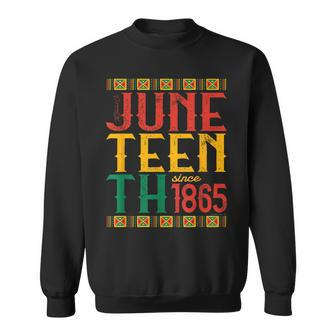Junenth Freedom Independence 1865 Vintage Black History Sweatshirt - Monsterry UK