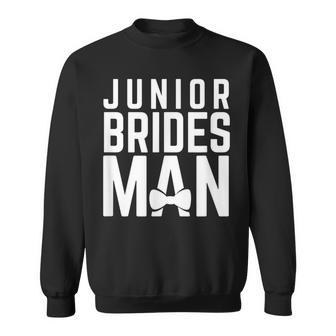 Junior Bridesman Wedding Bridal Party Jr Brides Man Sweatshirt - Monsterry