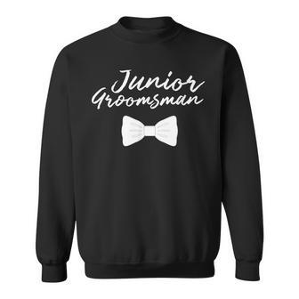 Junior Groomsman Wedding T For Boys Sweatshirt - Monsterry