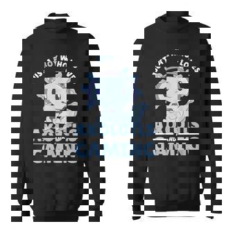 Just A Boy Who Loves Axolotls And Gaming Sweatshirt - Thegiftio