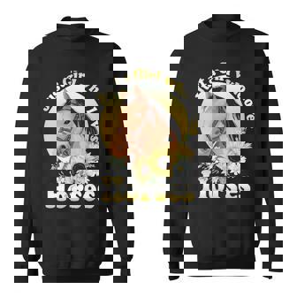 Just A Girl Who Loves Horses Riding Girls Sweatshirt | Mazezy