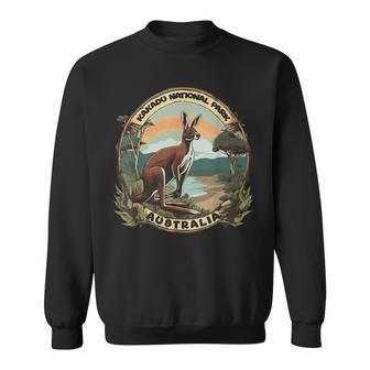 Kangourou Retro National Park Kakadu Souvenir Australie Sweater e - Cadeauxyz