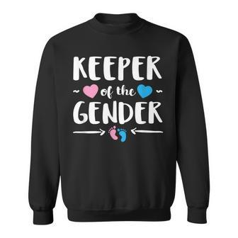 Keeper Of Gender Reveal Gender Reveal Announcement Sweatshirt - Monsterry DE
