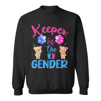Keeper Of The Gender Reveal Bear Balloons Sweatshirt - Monsterry AU