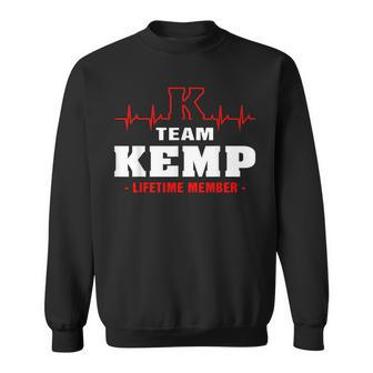 Kemp Surname Family Last Name Team Kemp Lifetime Member Sweatshirt - Seseable