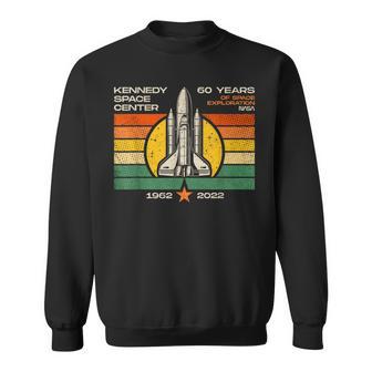 Kennedy Space Center 60Th Anniversary Vintage Retro Style Sweatshirt - Monsterry DE