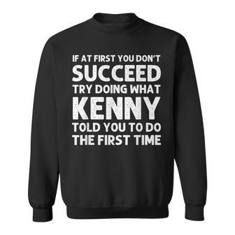 Kenny Name Personalized Birthday Christmas Joke Sweatshirt - Monsterry
