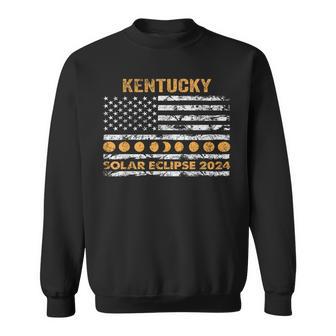 Kentucky Total Solar Eclipse April 8 2024 Path The Eclipse Sweatshirt - Monsterry