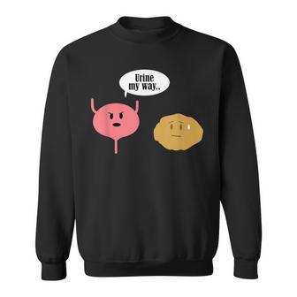 Kidney Stone Survivor Conversation Recovery Gag Sweatshirt - Monsterry