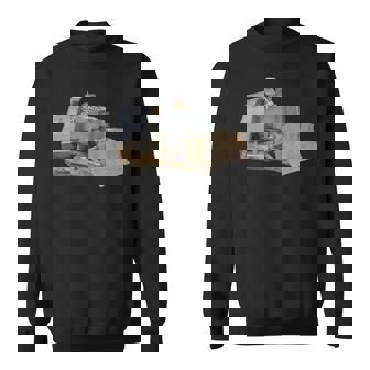 Killdozer Libertarian Dtom Tread Bulldozer Tractor Excavator Sweatshirt - Thegiftio