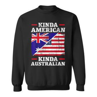 Kinda American Kinda Australian America Australia Usa Sweatshirt - Monsterry DE